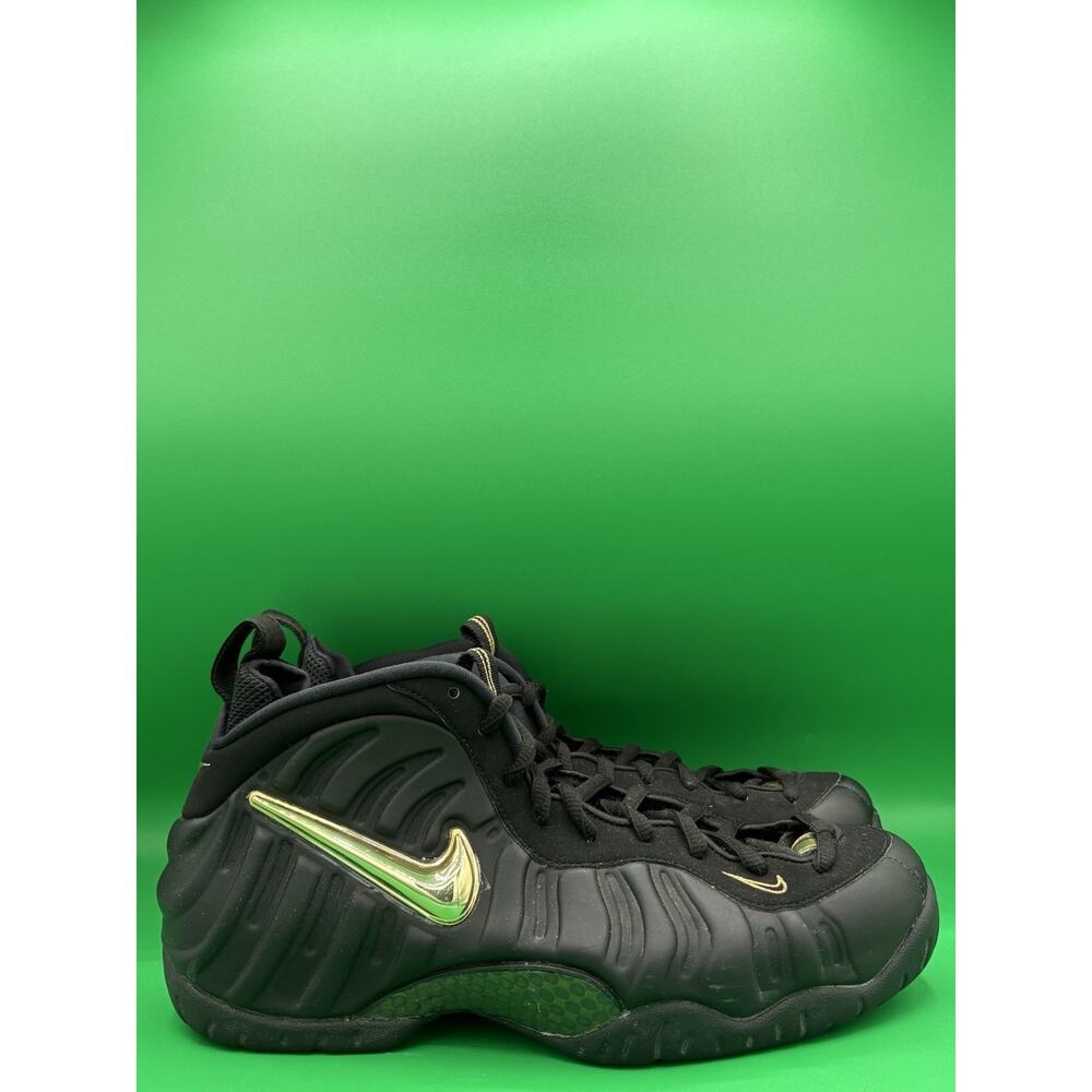 Nike Air Foamposite Pro “Black Metallic Gold” Size 10.5 No Box (624041-009)